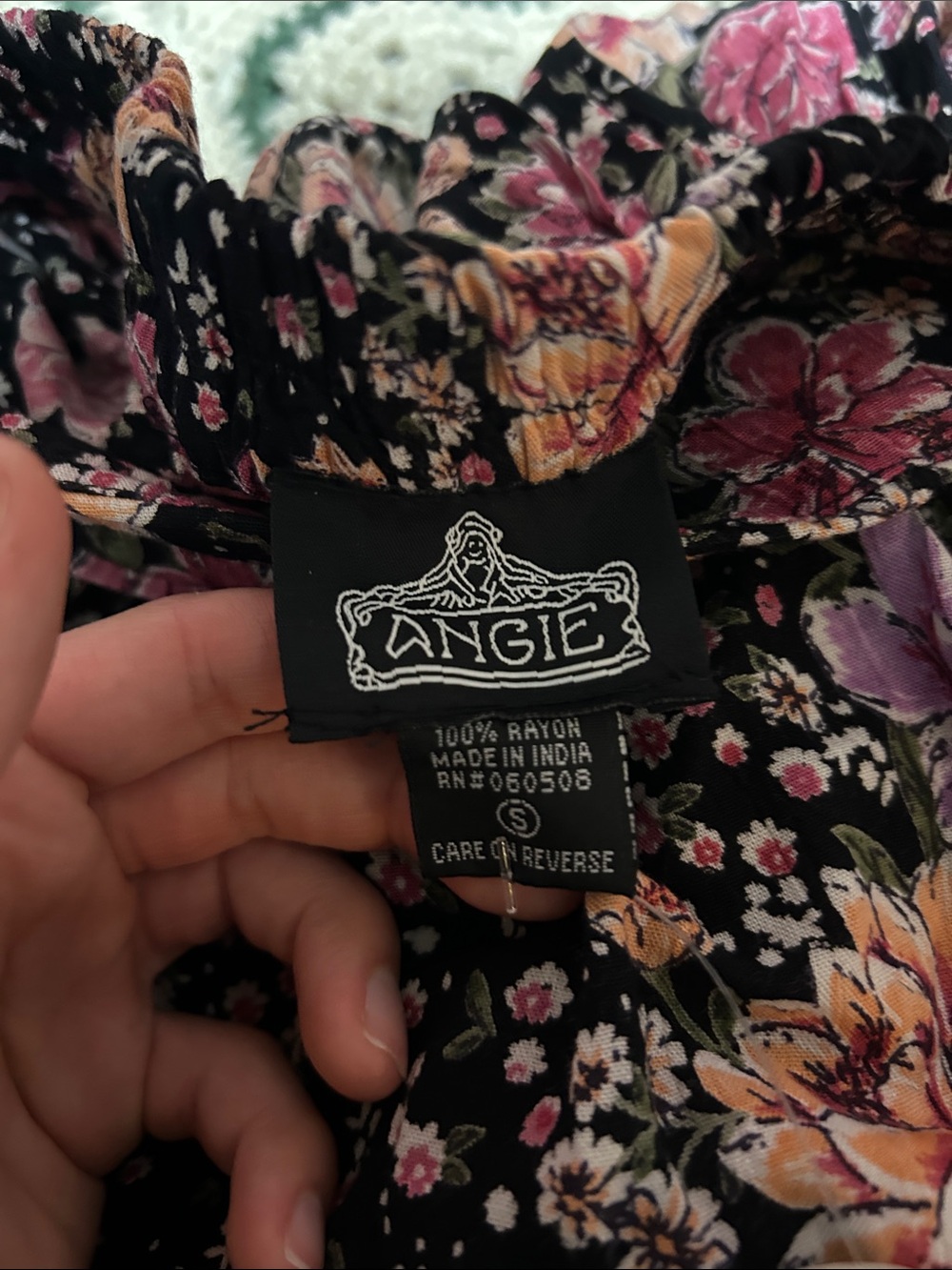 NWT black floral skort - Picture 3 of 4